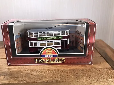 Corgi Tramlines Diecast 1:76 Coventry Mazawattee Tea Tram D993-3 Boxed • $6.17