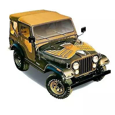 Phoenix Graphix 7780GEBLKWHT Golden Eagle Decal Kit 1977-1980 For Jeep CJ Includ • $349