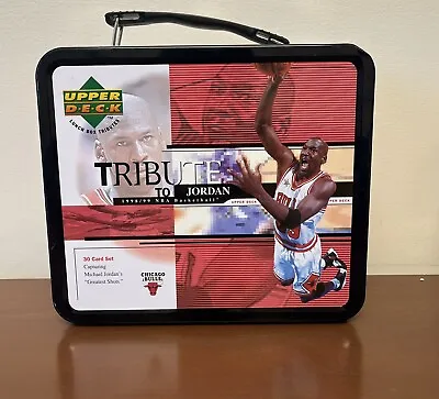 1999 Upper Deck Tribute To MICHAEL JORDAN Lunch Box *No Cards!* • $17.99