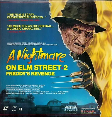 A Nightmare On Elm Street 2: Freddy's Revenge Laserdisc LD Elite Entertainment • $75