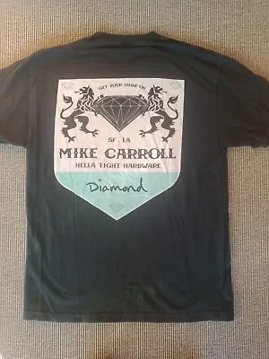 Vintage Diamond Mike Carroll Hella Tight Hardware T-shirt Made In USA Size L  • $12.50