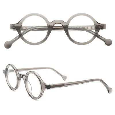 Round Retro Hipster Eyeglasses Frames Tortoise Vintage Full Rim Acetate Glasses • $20.91