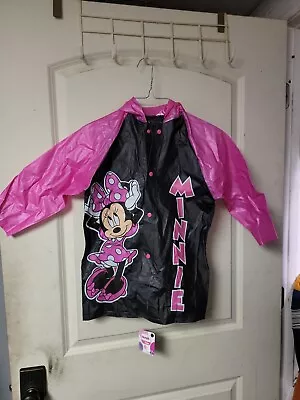 Disney Kids Rain Coat Size Medium Minnie Mouse • $9.49