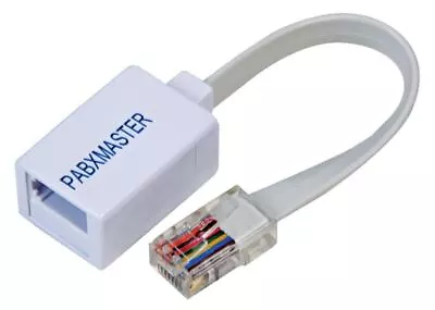 HiLo - BT Socket To RJ45 Plug Line Adaptor Unit (PABX Master) 100mm • £9.78