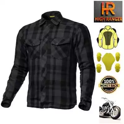 Men Motorbike Flannel Lumberjack Shirts Reinforced With DuPont™ Kevlar® Fiber • $139.99