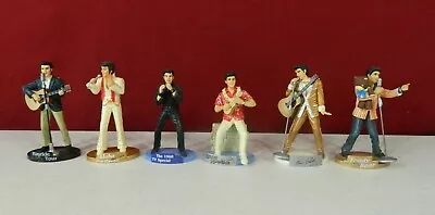 Set Of 6 Elvis Presley Figurines EPE 2002 USPTO • $210.76