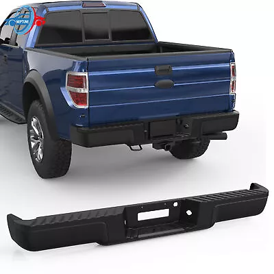 New Black Rear Step Bumper Assy For 2004-2006 Ford F150 Without Sensor Holes • $184.95