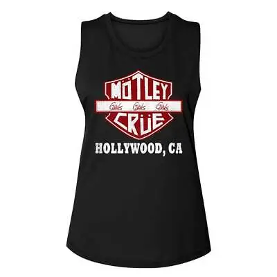 Motley Crue Girls Womens Tank New Crue Sign Sleeveless Heavy Metal Tommy Lee • $29.99