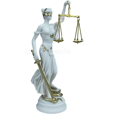 $54.90 • Buy Themis Greek Roman Blind Lady Of Justice Law Goddess Statue Sculpture