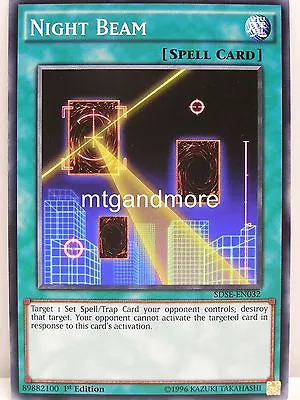 Yu-Gi-Oh - 1x Night Beam - SDSE - Structure Deck Synchronous Extreme • £1.65