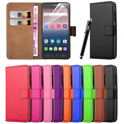 £4.45 • Buy Wallet Pouch Leather Book Flip Case Cover For Various Mobile Phones