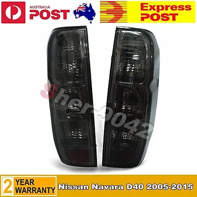 For Nissan Frontier Navara D40 2005-13 Tail Light Rear Lamp Black Smoke Lens • $103.55