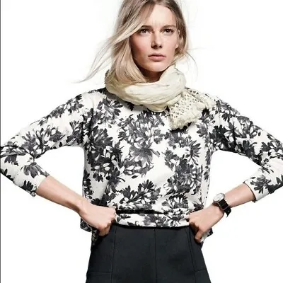 J. Crew Photo Floral Sweatshirt Size XS • $20