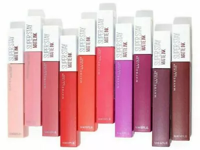 Maybelline Superstay Matte Ink Liquid Lipstick Authentic 5ml - Choose Your Shade • £5.99