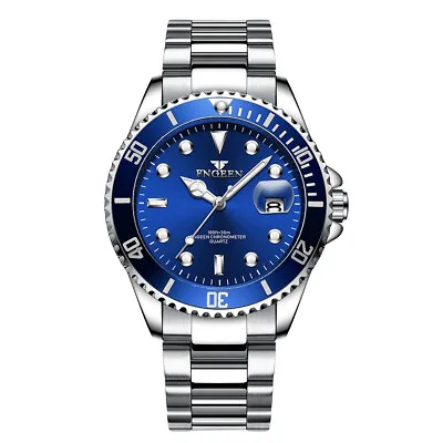 $13.88 • Buy Men's Watch Relojes De Hombre Stainless Steel Quartz Luminous Classic Watches