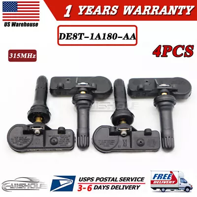 4pcs NEW Tire Pressure Sensor TPMS TPMS For Ford Motorcraft 315Mhz DE8T-1A180-AA • $35.46