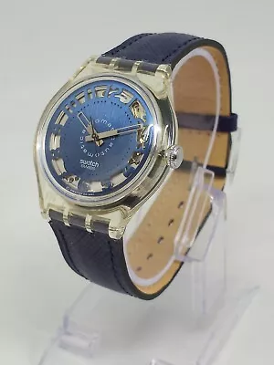 VINTAGE 1991 Swatch SAK103  Montenapolone  34mm Swiss 23 Jewel Automatic Watch • $99.99