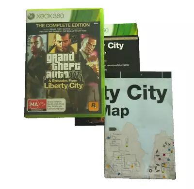 Xbox Microsoft  360 Grand Theft Auto  Iv And Episodes From Liberty City Complete • $29