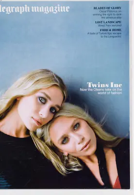 Olsen Twins Ashley Mary Kate Oscar Pistorius Hussein Chayalan TELEGRAPH MAGAZINE • $123.18