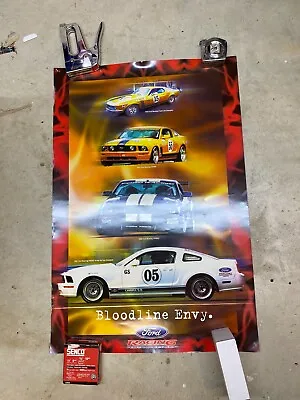 2005 FORD MUSTANG FORD RACING FR500 1970 BOSS 302 DEALER Poster Double Sided • $13.99