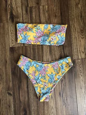 Women’s Zaful Forever Young Bikini Bathing Suit •Size 8 (L) • $15.95