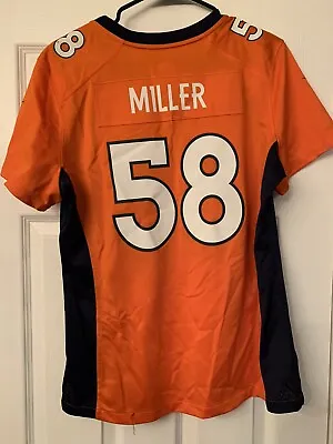Nike On Field Denver Broncos Von Miller Jersey # 58 Youth ￼Size Large • $25