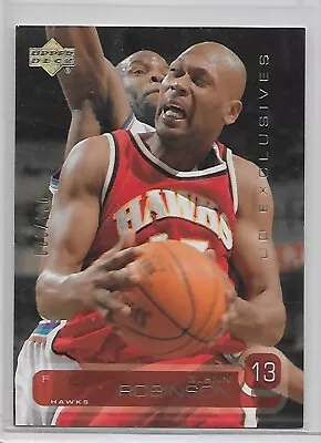 2001-02 Upper Deck UD Exclusives GLENN ROBINSON 008/100 Atlanta Hawks • $9.99