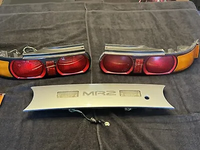 JDM Toyota MR2 SW20 OEM 1994-1999 Taillights And Center Garnish Kouki Tail Lamps • $1400