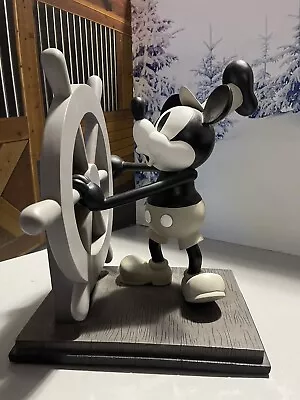 Disney Mickey Mouse Steamboat Willie 85th Anniversary Costa Alavezos Statue Rare • $399