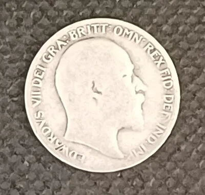 1908 King Edward VII .925 Silver Sixpence #2 • £4.99