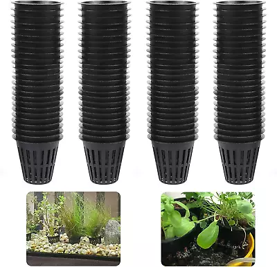 100PCS 2 Inch Garden Slotted Mesh Net Cups Round Heavy Duty Net Cups Pots For  • $13.32