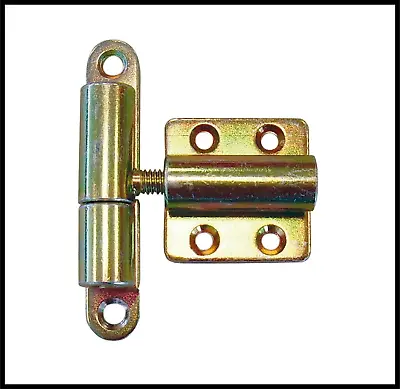 Adjustable Lift Off Paumelle Hinge Set Yellow Passivated • £5.70