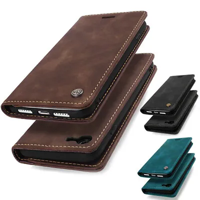 For IPhone 8 7 6 Plus SE 2020/2022 Case Card Holder Wallet Leather Flip Cover • $11.99