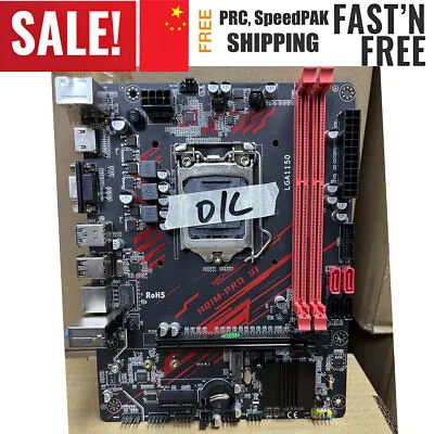 H81 Motherboard LGA 1150 DDR3 RAM With HDMI VGA Slot SATA NGFF M.2 For I7 I5 CPU • $36.99