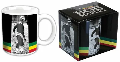 Bob Marley Music Song Album Playing Soccer Photo Coffee & Tea Mug - New In Box • $15