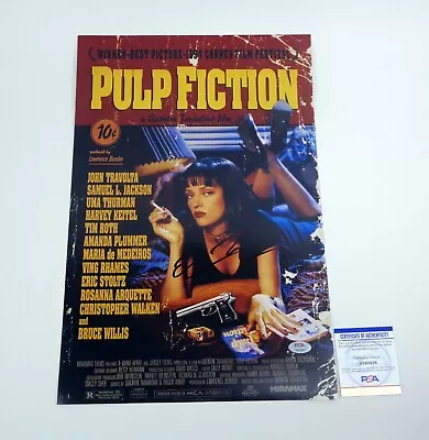 Quentin Tarantino Signed Autograph Pulp Fiction Movie Poster PSA/DNA COA • $799.99