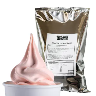 Strawberry Frozen Yogurt Powder Mix 1.95Kg - Soft Serve For Ice Cream Machines • £24.96