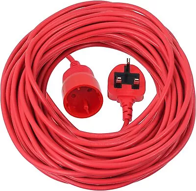 20m Mains Power Cable For RYOBI Lawnmower Strimmer Trimmer UK 3 Pin Plug • £26.99