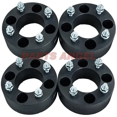 (4) 2  4/110 Black Wheel Spacers For Honda TRX250 300 350 Kawasaki Yamaha 4x110 • $84.90