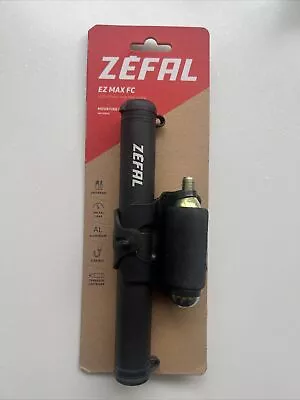 Zefal EZ Max FC CO2 Bicycle Cycle Bike Pump Black 100psi • £30