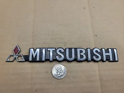 Mitsubishi OEM Chrome & Black Emblem Badge Logo Nameplate Nameplate MB619215 • $12.99