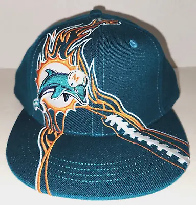 Miami Dolphins NFL Redzone Flatbill Fitted Hat    Size 8 • $29.99