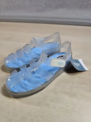 IGOR Kids Jelly Beach Shoes Sandals Blue & Clear EU 29 UK 11 New With Tags • £14.99