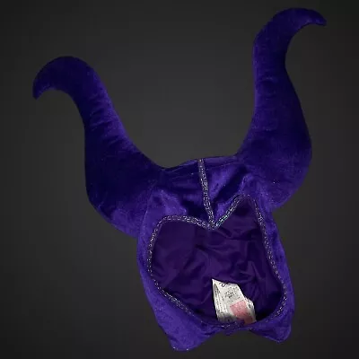 Maleficent Disney Store Hat Top Costume Purple Plush One Size • $19