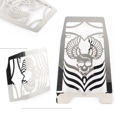 $71.08 • Buy Chrome Motor Steel Radiator Grill Grille Cover Guard Fit YAMAHA XVS650 V-star