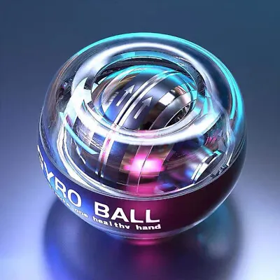 LED Gyroscopic Powerball Autostart Range Gyro Power Wrist Arm Exercise Ball Toy • $15.57