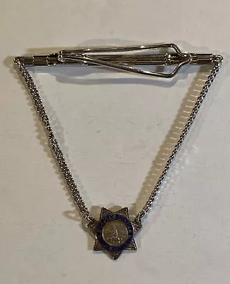 Tie Clip With Chain And Sterling Silver Charm Of Deputy Sheriff Santa Clara Co. • $40
