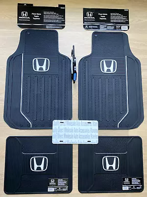 ⭐️⭐️⭐️⭐️⭐️ HONDA Front And Rear Floor Mats 4 Pieces New With Labels Best Gift • $74.99