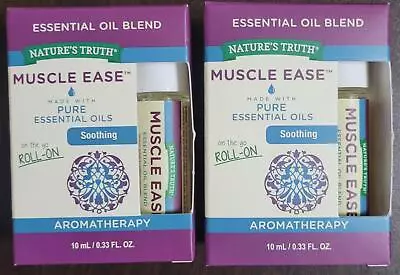 Nature's Truth Muscle Ease Soothing Roll-On (2 Pack - 0.66 Oz)  New - Free Ship! • $14.99