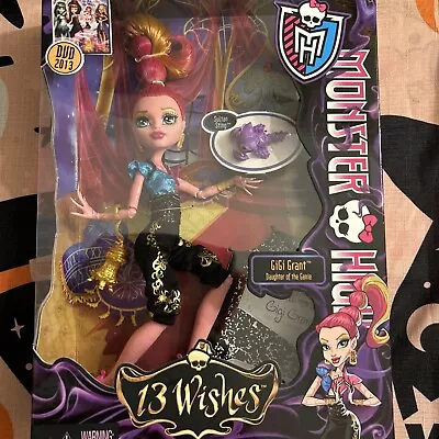 Monster High Gigi Grant 13 Wishes New In Box • $95